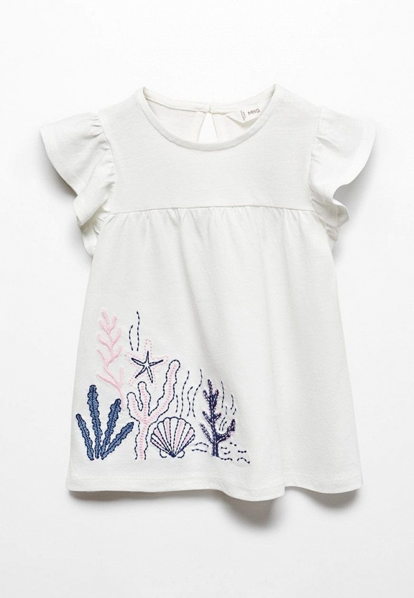 

Футболка Mango Kids, Белый, SEA