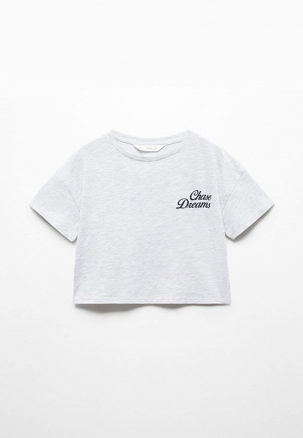 

Футболка Mango Kids, Серый, DREAMS