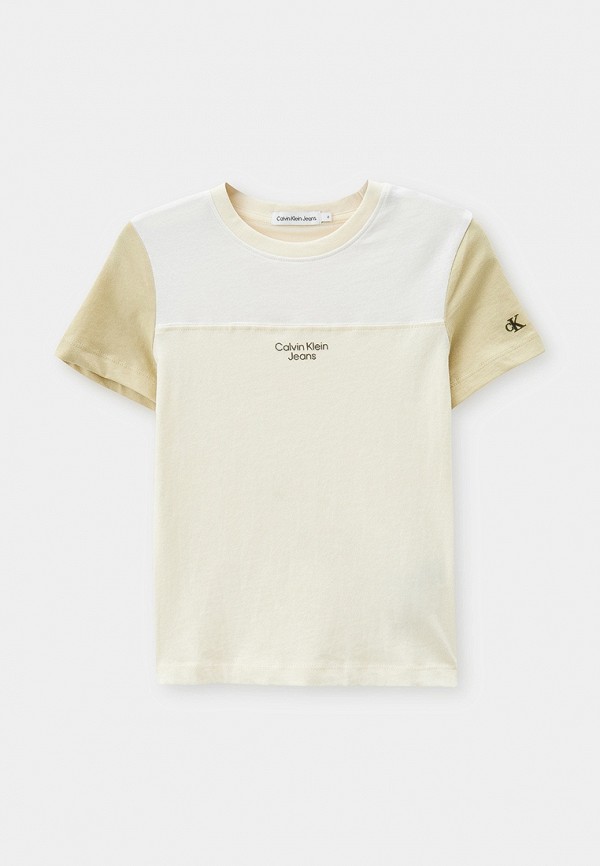 

Футболка Calvin Klein Jeans, Бежевый