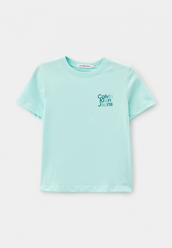 

Футболка Calvin Klein Jeans, Бирюзовый