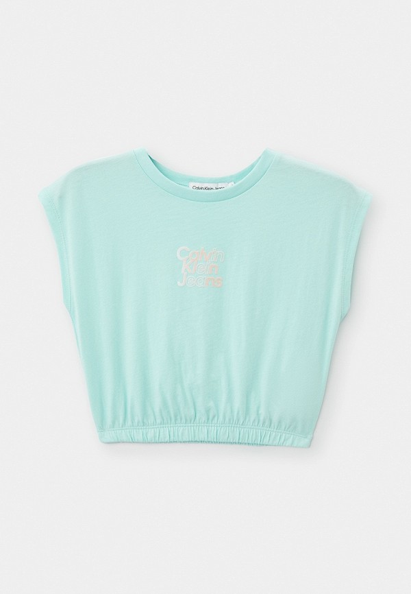 

Футболка Calvin Klein Jeans, Бирюзовый