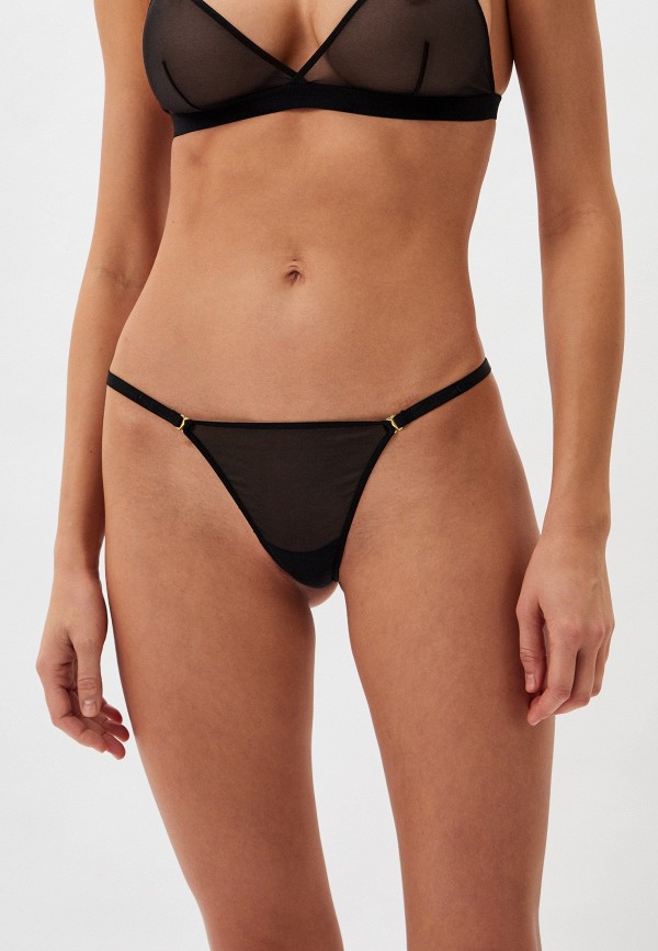 

Трусы Maison Close, Черный, THONG CORPS A CORPS