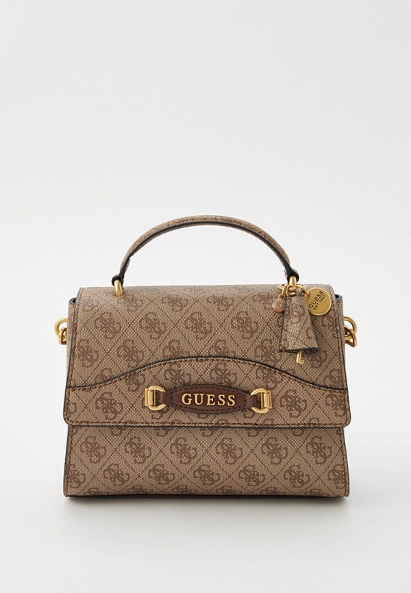 

Сумка и брелок Guess, Бежевый