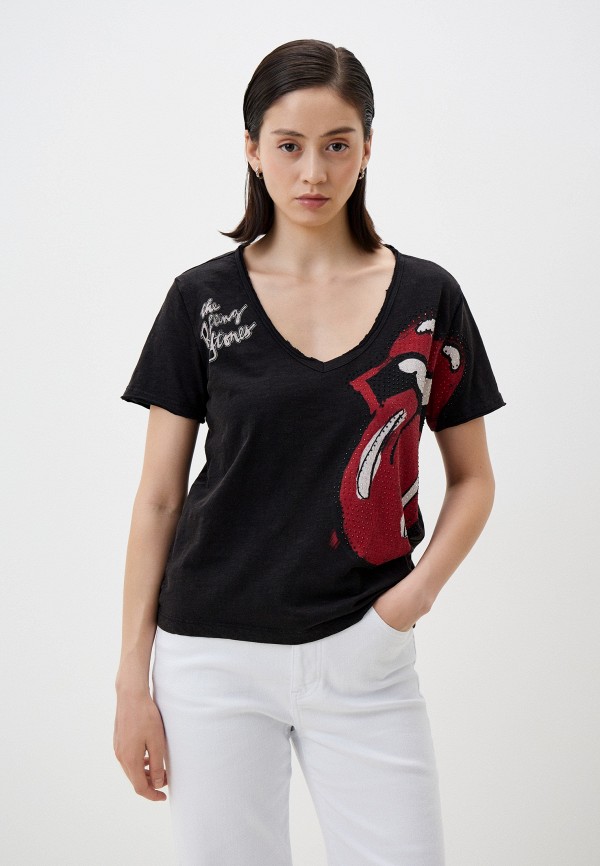 

Футболка Desigual, Черный, ROLLING STONES