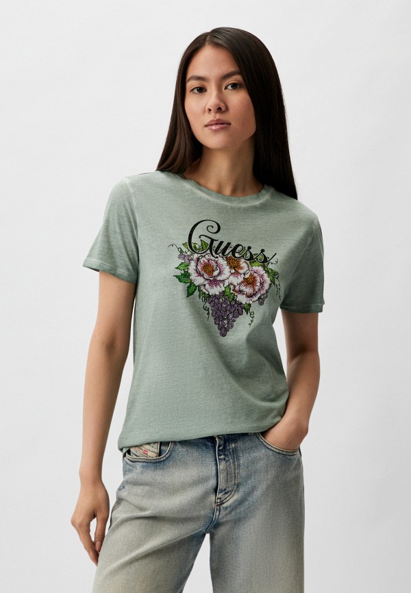 

Футболка Guess, Зеленый