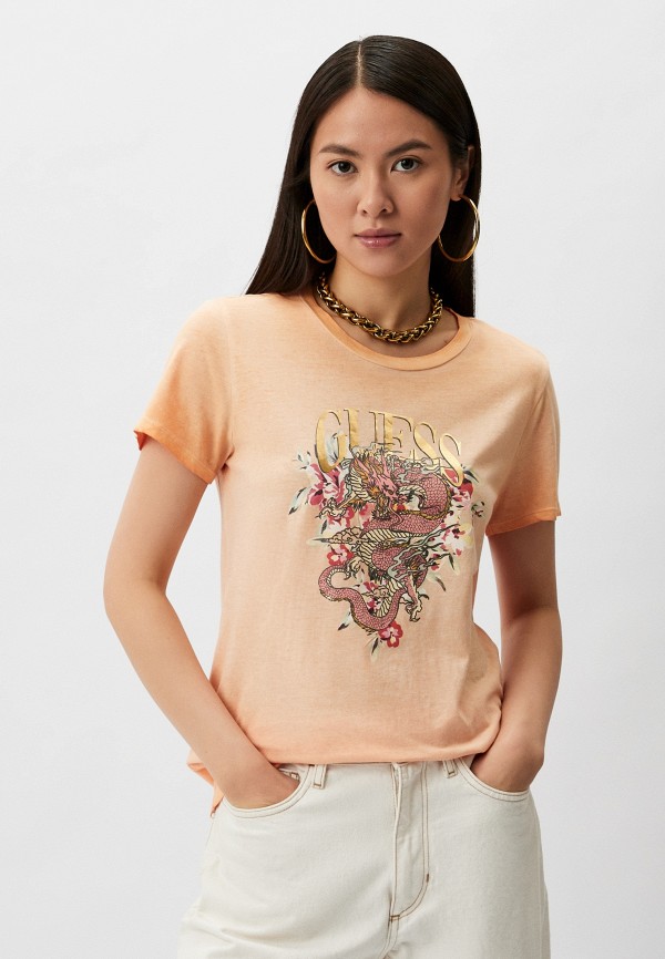 

Футболка Guess, Оранжевый