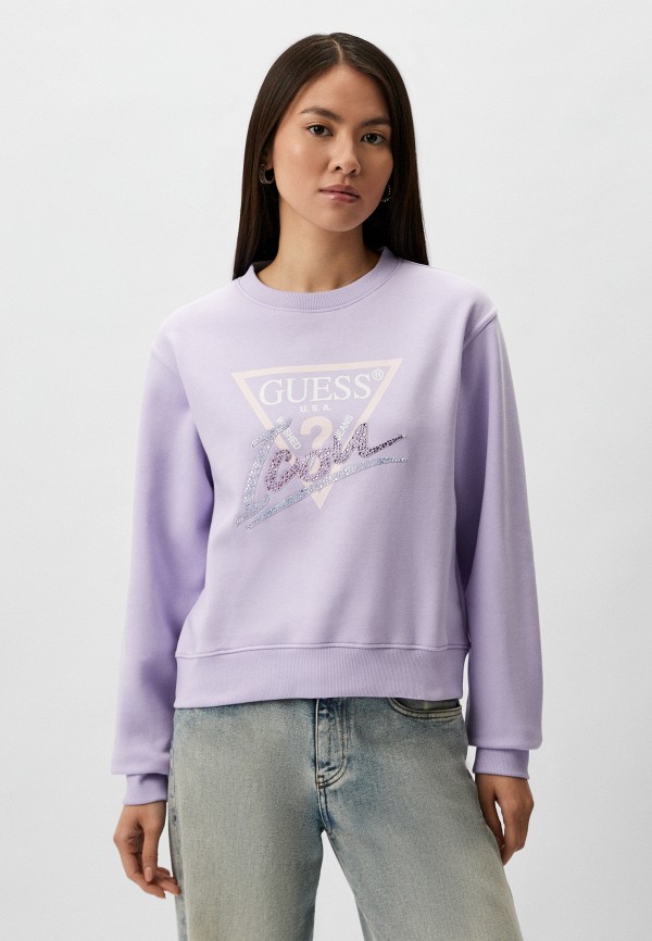 

Свитшот Guess, Фиолетовый