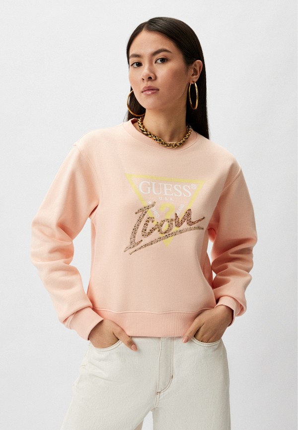 

Свитшот Guess, Коралловый