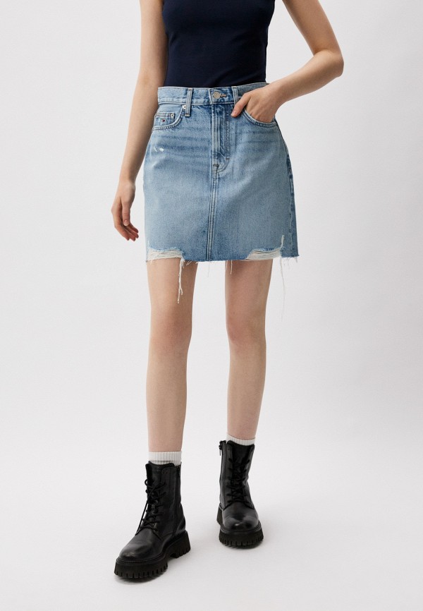 

Юбка джинсовая Tommy Jeans, Голубой