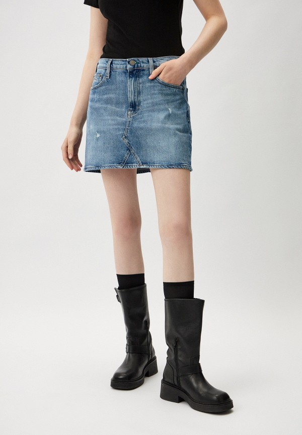 

Юбка джинсовая Tommy Jeans, Голубой