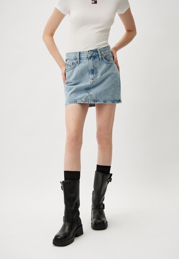 

Юбка джинсовая Tommy Jeans, Голубой