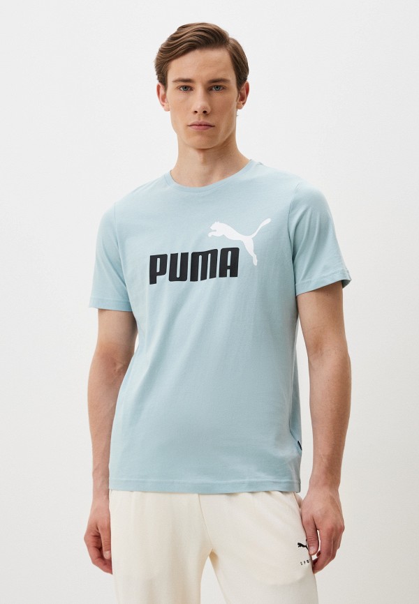 

Футболка PUMA, Бирюзовый, ESS+ 2 Col Logo Tee