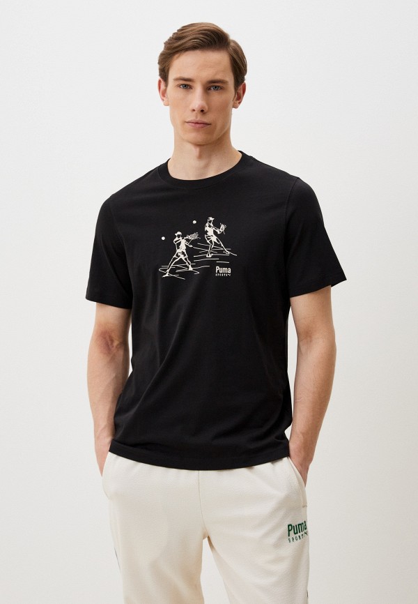

Футболка PUMA, Черный, TEAM Graphic Tee