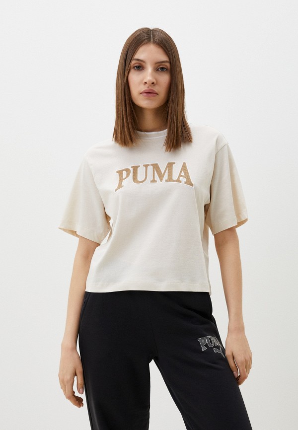

Футболка PUMA, Бежевый, SQUAD Graphic Tee