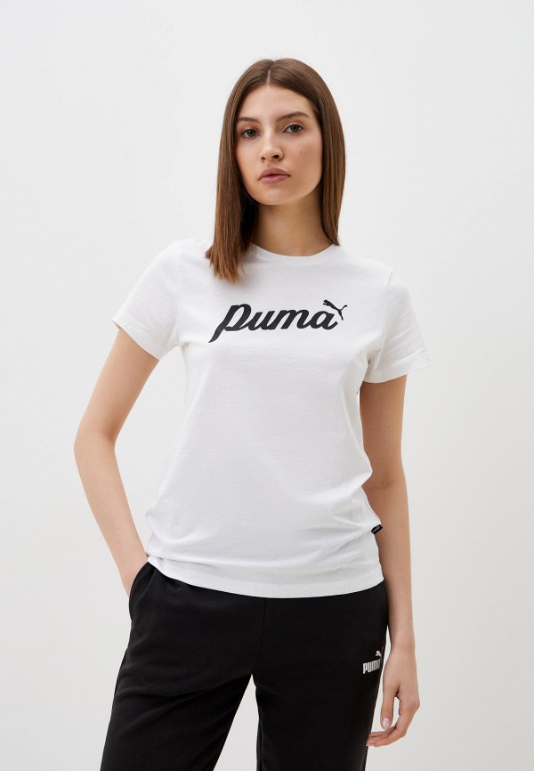 

Футболка PUMA, Белый, ESS+ Script Tee