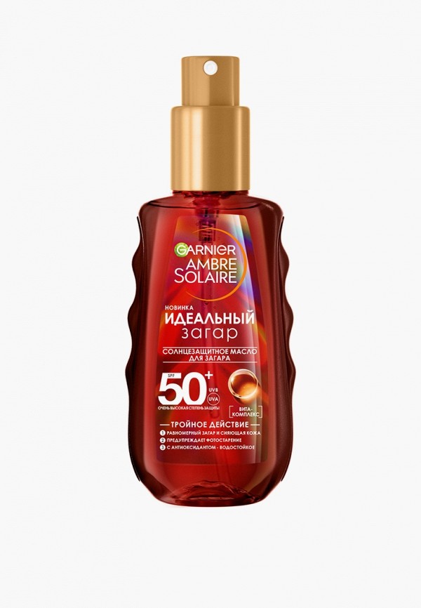 

Масло солнцезащитное Garnier, Прозрачный, для проявления загара