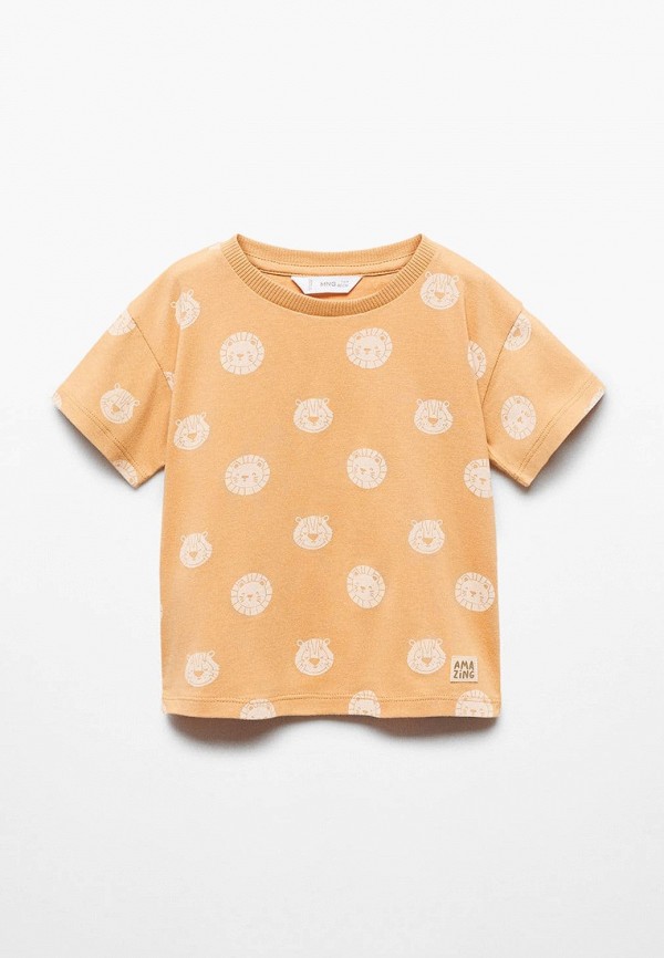 

Футболка Mango Kids, Оранжевый, LION