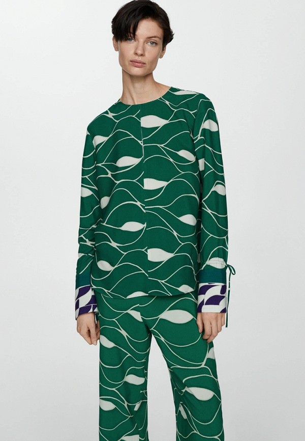 

Блуза Mango, Зеленый, LARSON