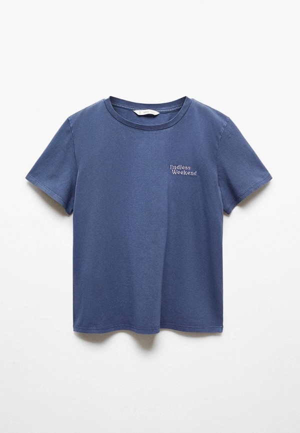 

Футболка Mango Kids, Синий, WEEK