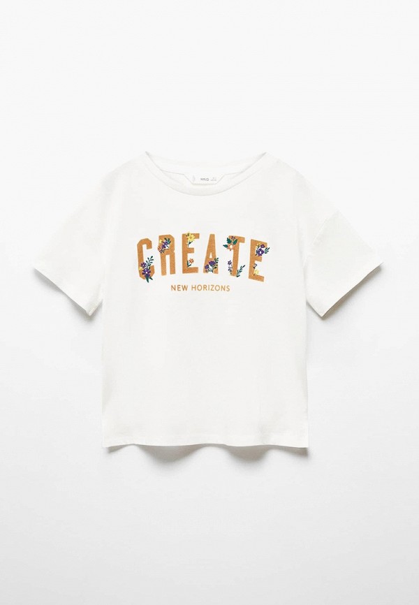 

Футболка Mango Kids, Белый, CREATE