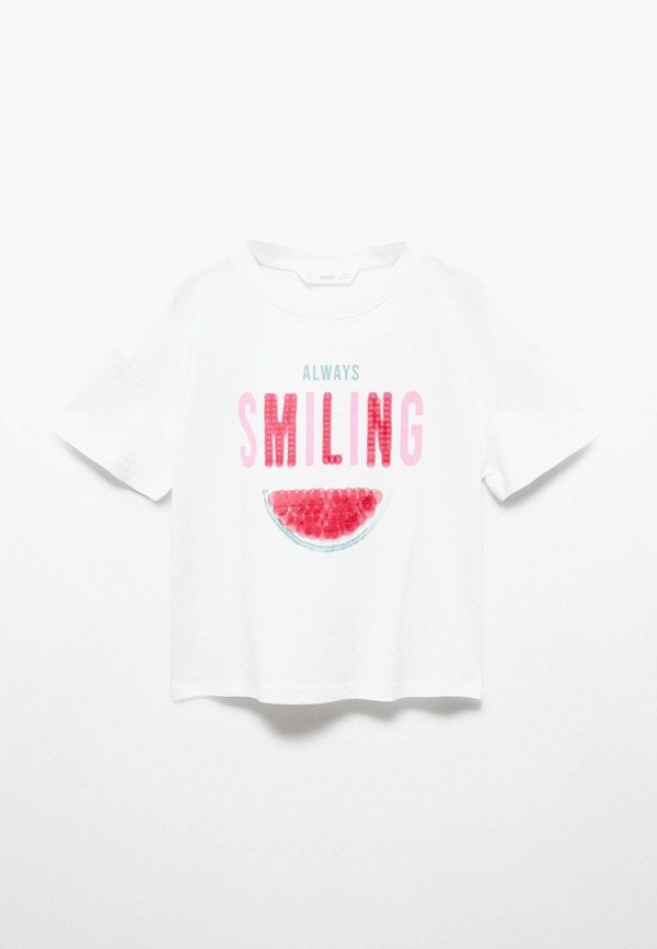 

Футболка Mango Kids, Белый, SANDY