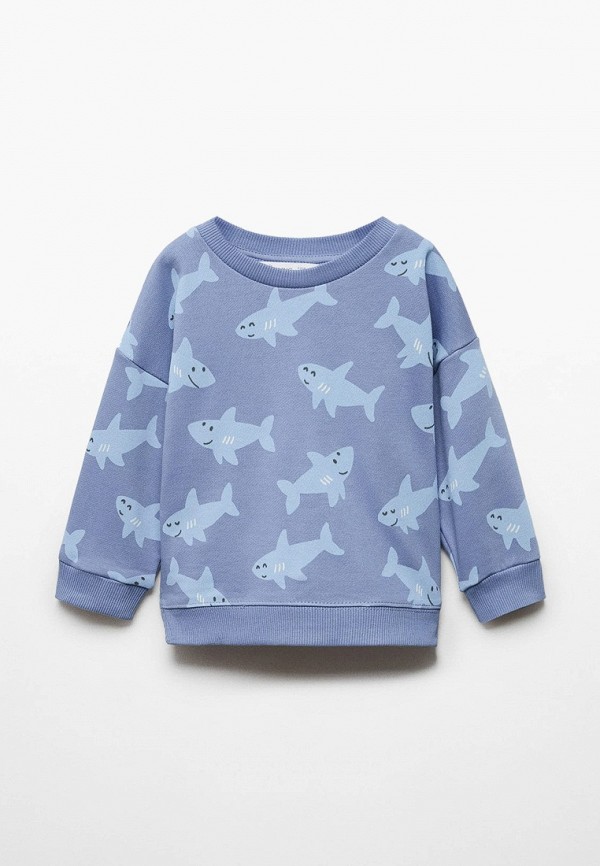 

Свитшот Mango Kids, Синий, SHARKY