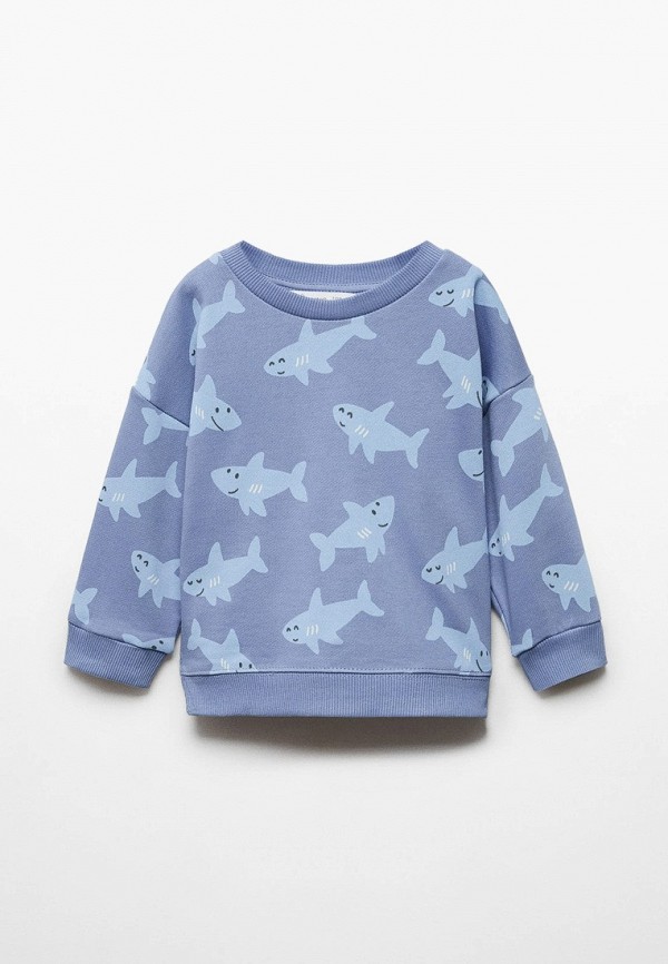 

Свитшот Mango Kids, Синий, SHARKY