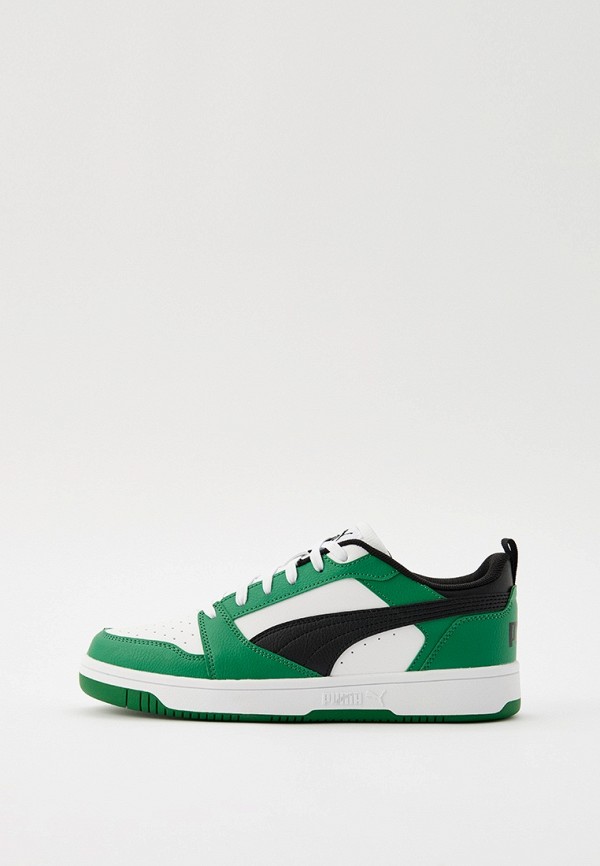 

Кеды PUMA, Зеленый, Rebound V6 Lo Jr