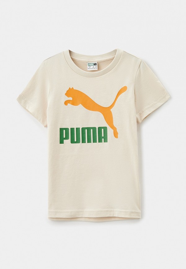 

Футболка PUMA, Бежевый, Classics Logo Tee B