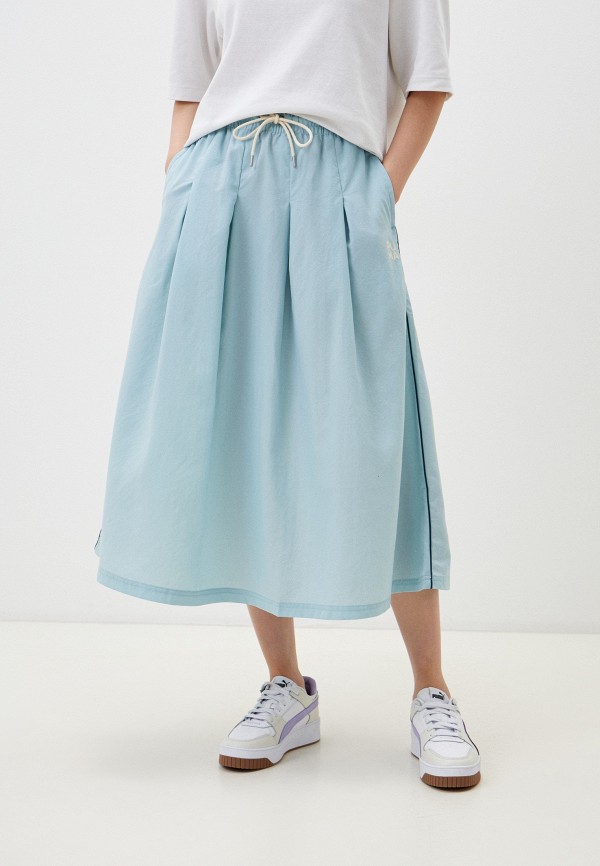 

Юбка PUMA, Голубой, Lamoda Online Exclusive INFUSE Pleated Midi Skirt