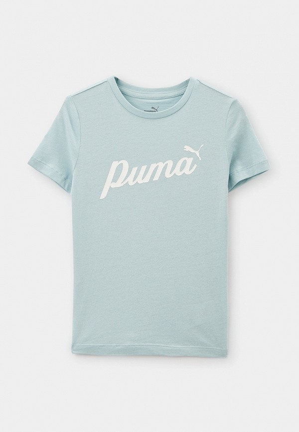 

Футболка PUMA, Голубой, ESS+ Script Tee G