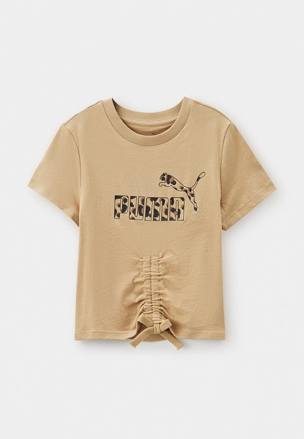 

Футболка PUMA, Бежевый, ESS+ ANIMAL Knotted Tee G