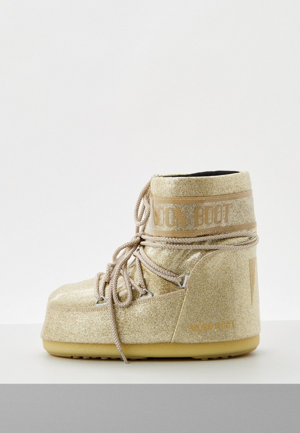 

Луноходы Moon Boot, Золотой, ICON LOW GLITTER