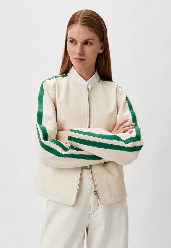 

Куртка кожаная Tommy Hilfiger, Белый