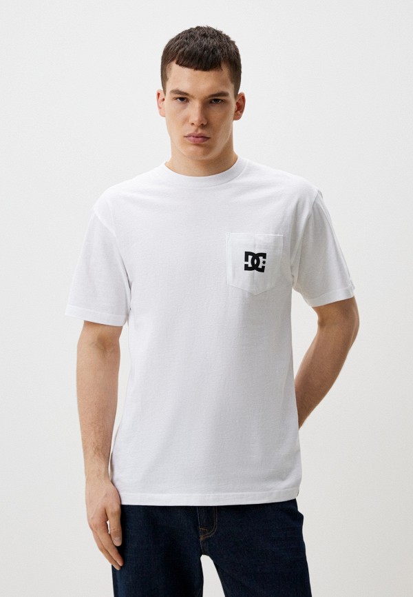 

Футболка DC Shoes, Белый, DCSTARPOCKETHSS TEES WBB0