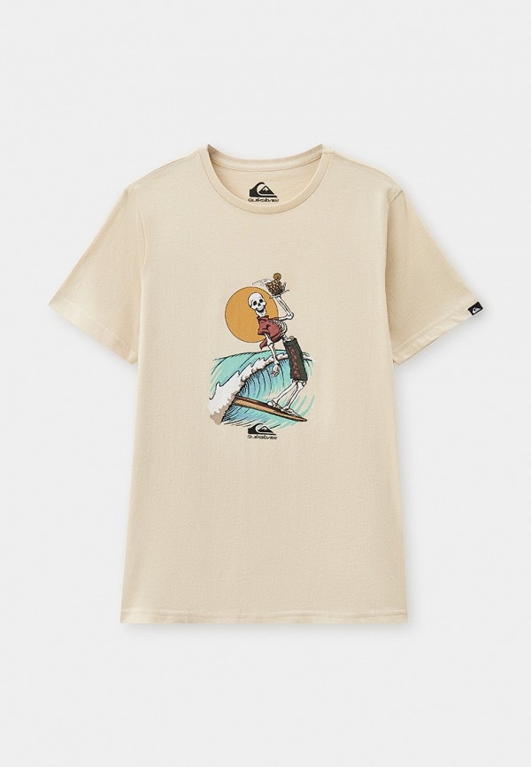 

Футболка Quiksilver, Бежевый, NEVERENDINGSURF TEES WDW0