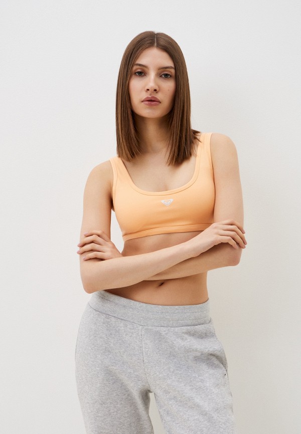 

Топ спортивный Roxy, Оранжевый, HEART MINI BRA TOPS NET0