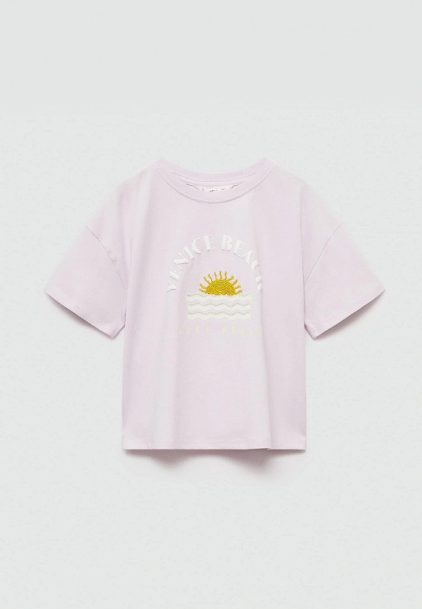 

Футболка Mango Kids, Фиолетовый, VENICE