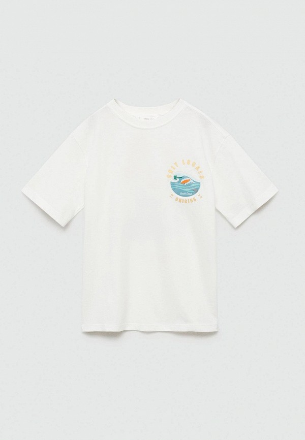 

Футболка Mango Kids, Белый, ORIGINS