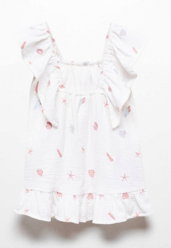 

Платье Mango Kids, Белый, MULTI