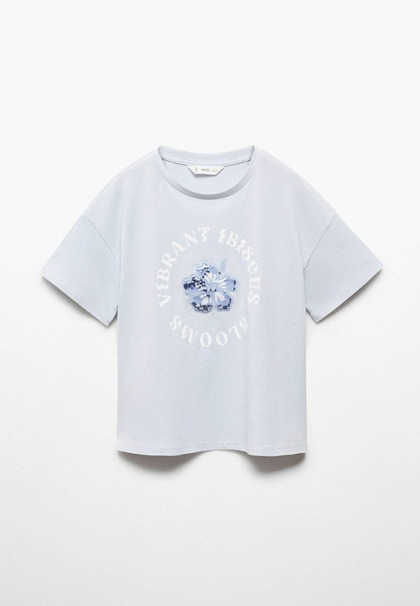 

Футболка Mango Kids, Голубой, VIBRANT