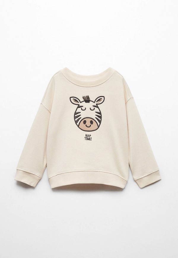 

Свитшот Mango Kids, Бежевый, ZEBRA