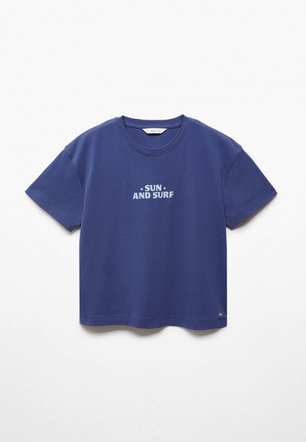 

Футболка Mango Kids, Синий, SURF