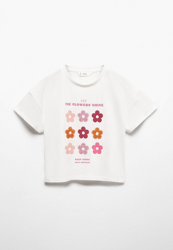 

Футболка Mango Kids, Белый, FLORES