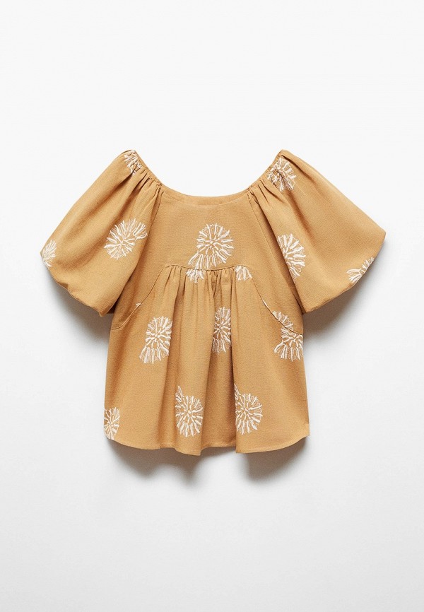 

Блуза Mango Kids, Коричневый, SALINAS