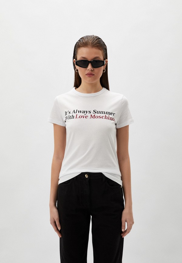 

Футболка Love Moschino, Белый