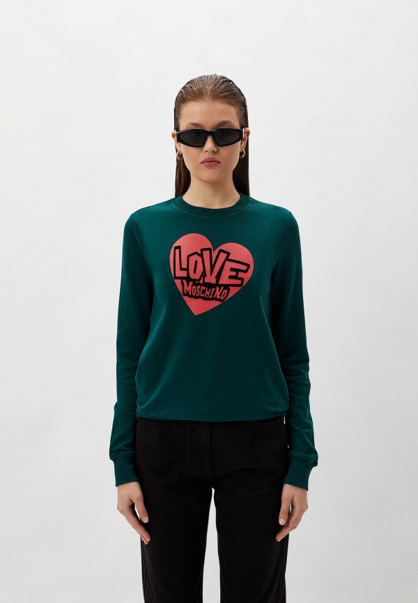 

Свитшот Love Moschino, Зеленый