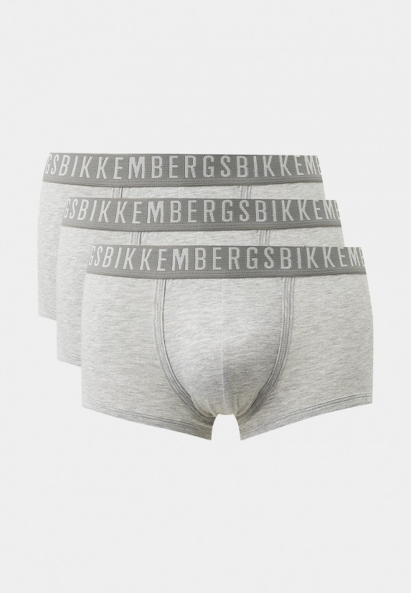 

Трусы 3 шт. Bikkembergs, Серый