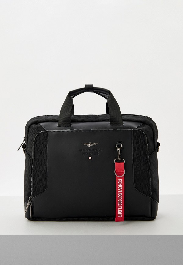 

Сумка и брелок Aeronautica Militare, Черный