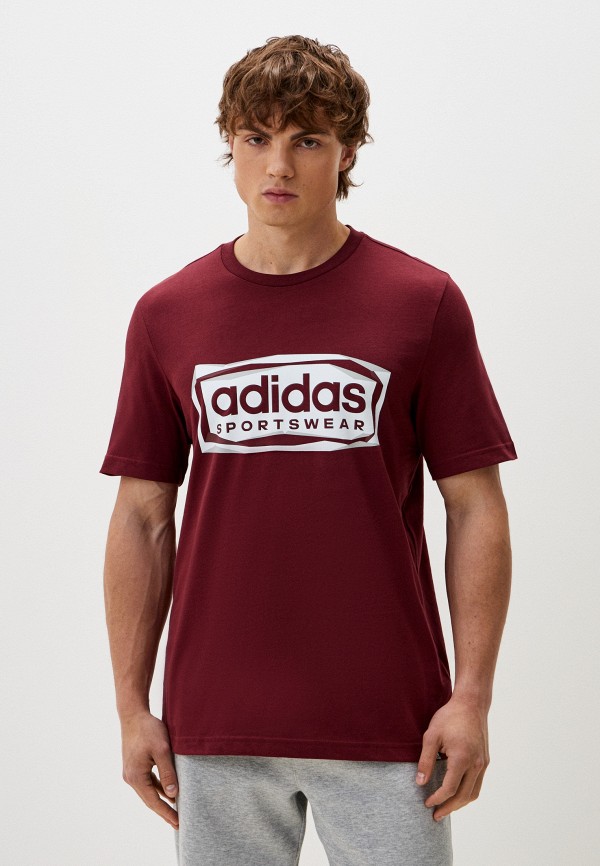 

Футболка adidas, Бордовый, M FLD SPW LOGO